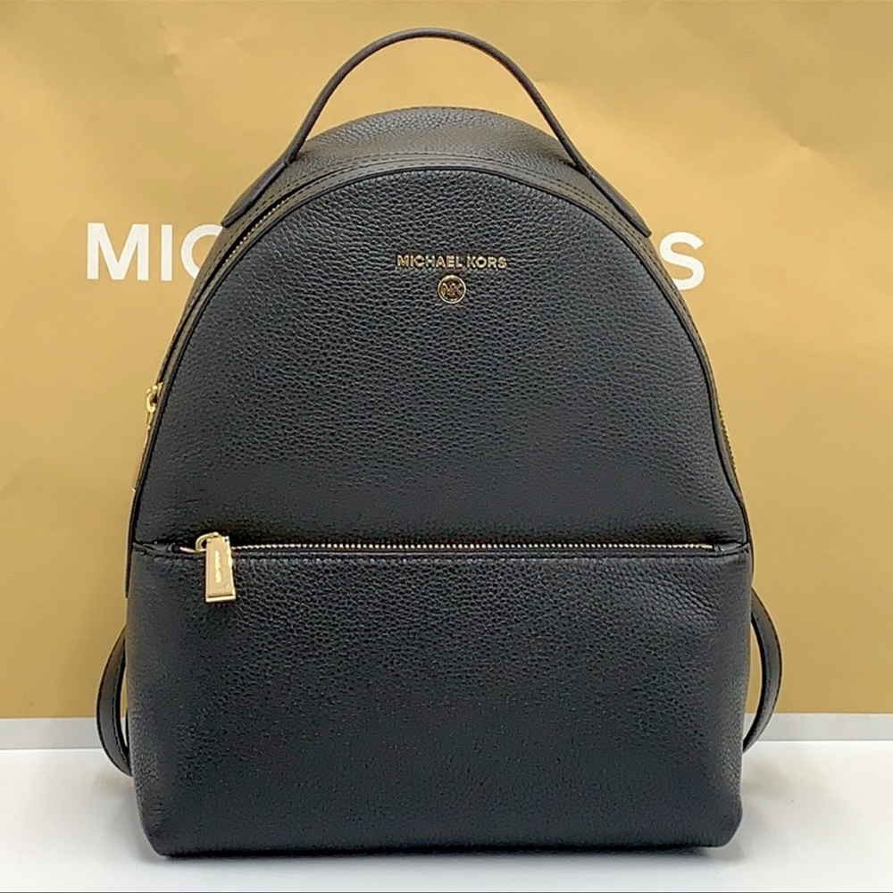 Michael Kors Womens Valerie Medium Logo Backpack 30F2G9VB2B
Black
NWT - Picture 4 of 16